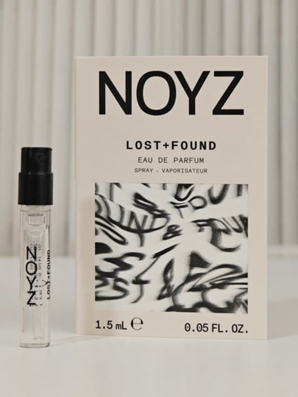 New NOYZ Lost + Found EDP  Sample Spray 1.5 ml/ 0.05 oz